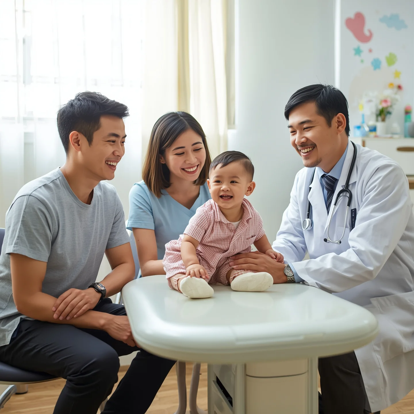 Suasana hangat Tiny Steps Clinic Bekasi